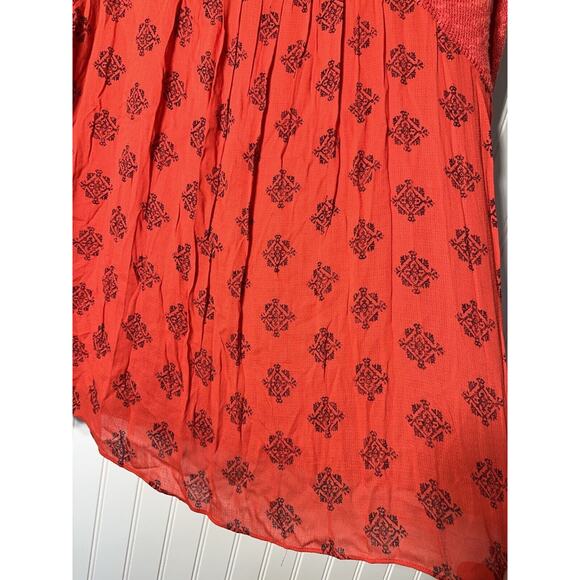 Lucky Brand Women Red Pullover Sweater Top Size S - Picture 5 of 5